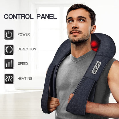 Gifts for Women, Shiatsu Back Shoulder & Neck Massager with Heat