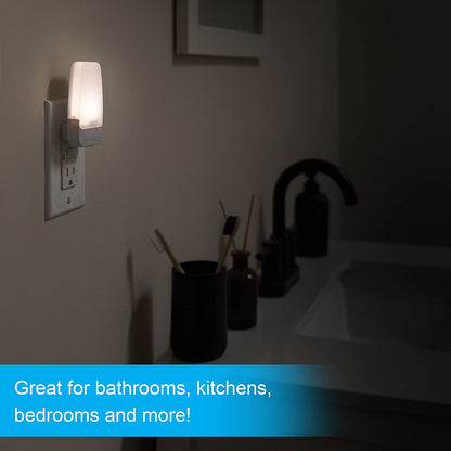 GE Plug in Night Light with Dusk to Dawn Sensor, 8 Pack