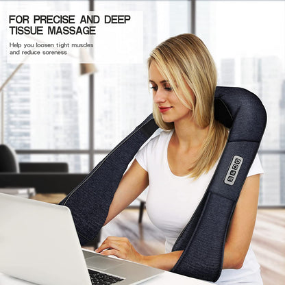 Gifts for Women, Shiatsu Back Shoulder & Neck Massager with Heat
