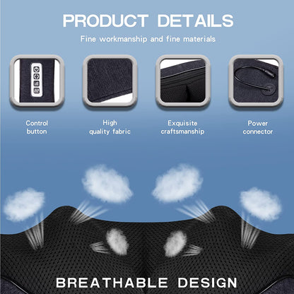 Gifts for Women, Shiatsu Back Shoulder & Neck Massager with Heat