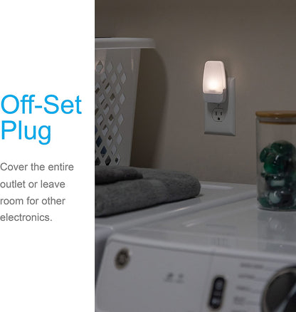 GE Plug in Night Light with Dusk to Dawn Sensor, 8 Pack
