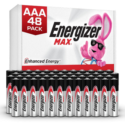 MAX AAA Batteries (48 Pack), Triple a Alkaline Batteries