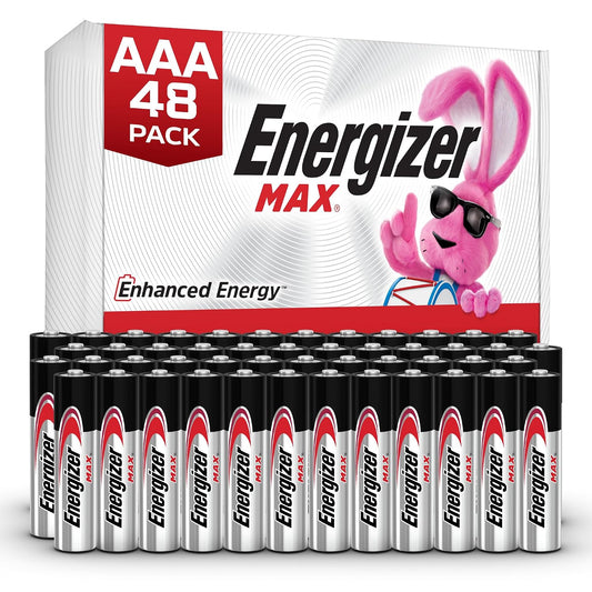 MAX AAA Batteries (48 Pack), Triple a Alkaline Batteries